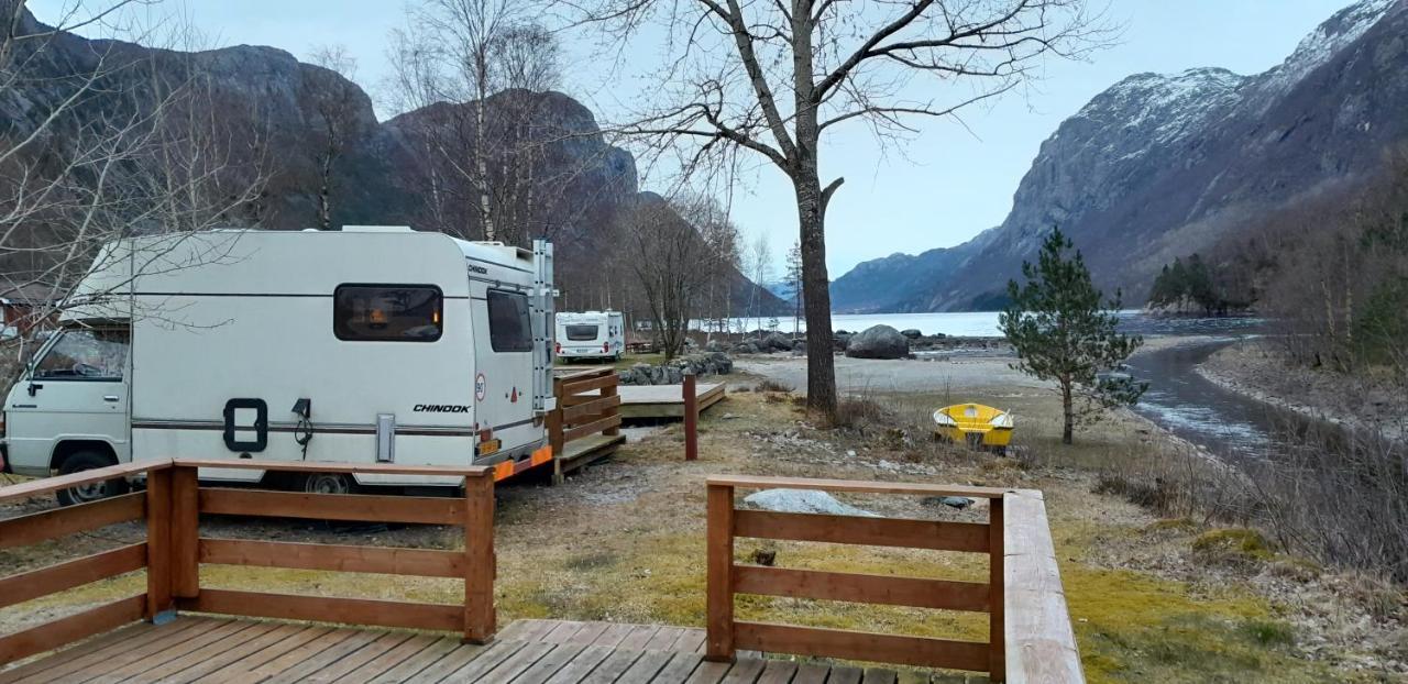 Wathne Camping Bjørheimsbygda Buitenkant foto